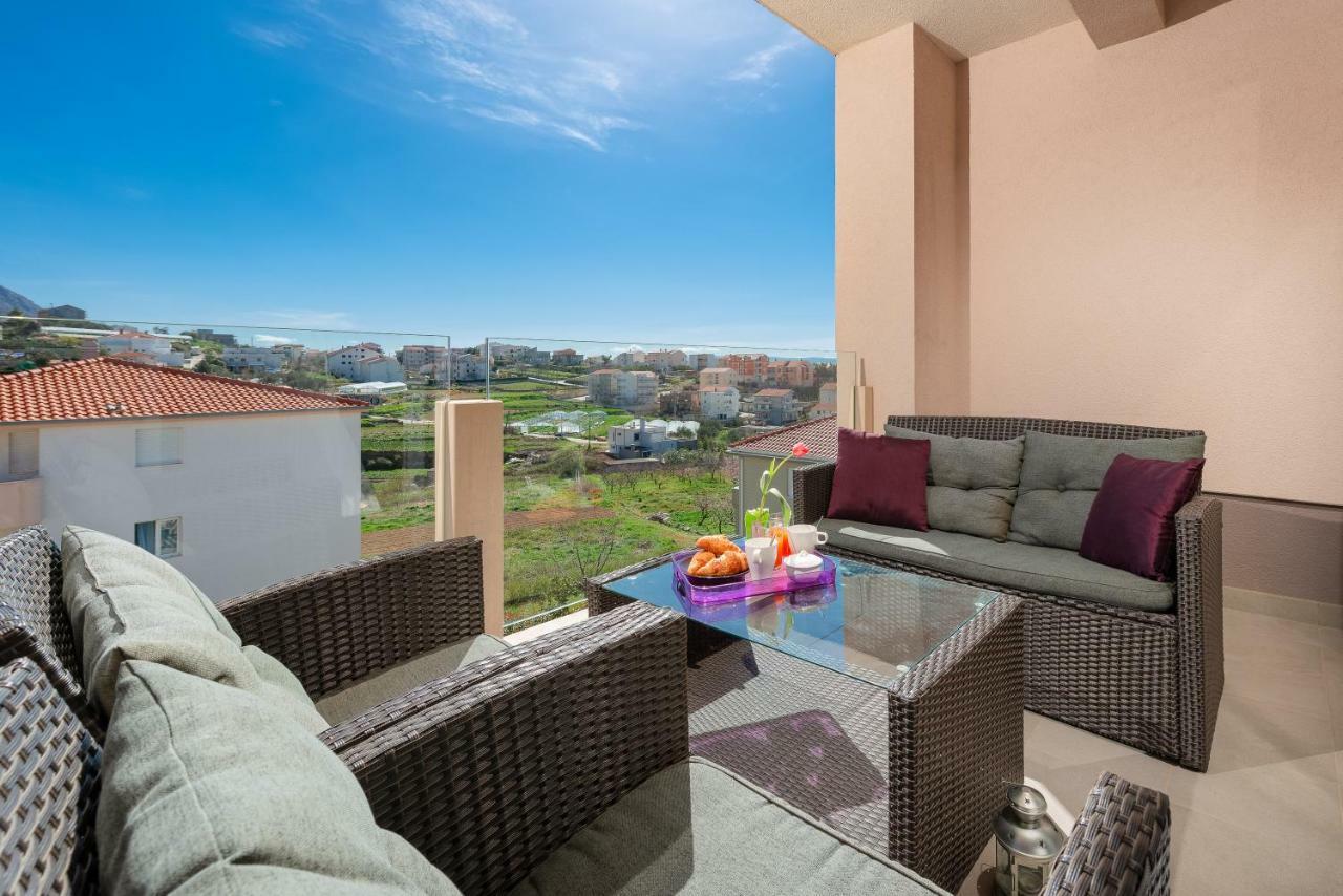 Olive Tree Apartments Podstrana Luaran gambar